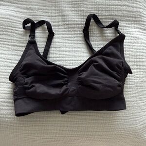 SKIMS MATERNITY NURSING SCULPTING BRA | BLACK